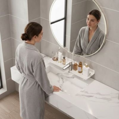 Étagère salle de bain