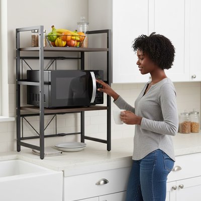 Etagere pour micro onde