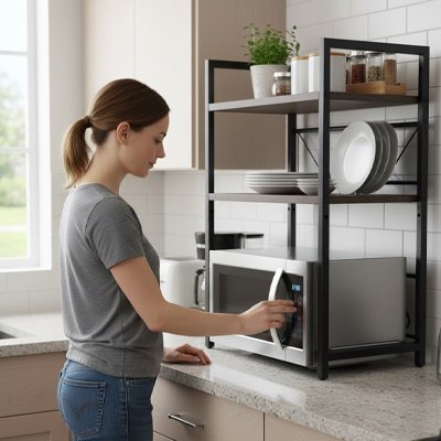 Etagere pour micro onde