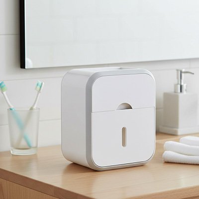 Porte papier toilette mural 