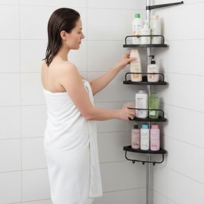 Étagère de douche télescopique 