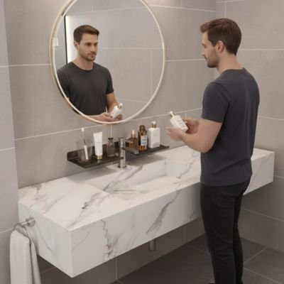 Étagère salle de bain 